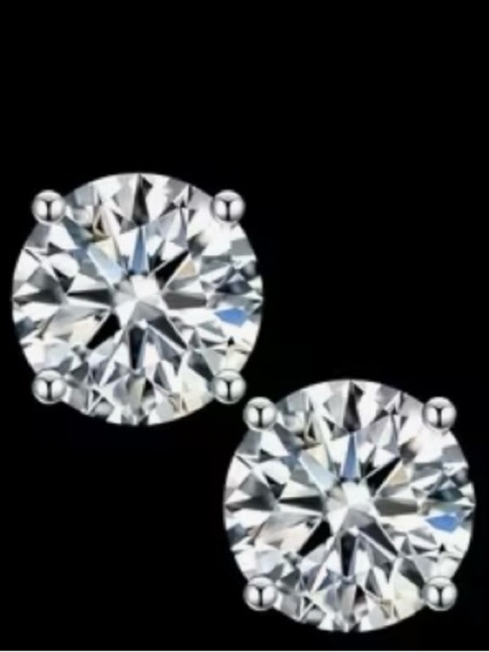 Moissanite 2 c.t.w Earrings GRA CERTIFIED